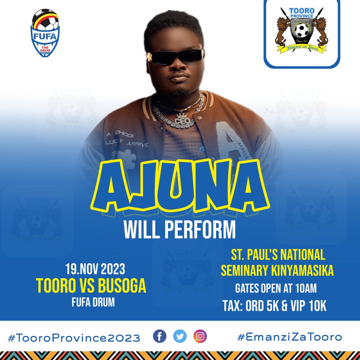 TeamBus01's tweet photo. Tomorrow the mighty @TooroProvince takes on Busoga Province.

Come and cheer on the boys as we overturn this result.
#EmanziZaTooro https://t.co/Ogaef3JARX