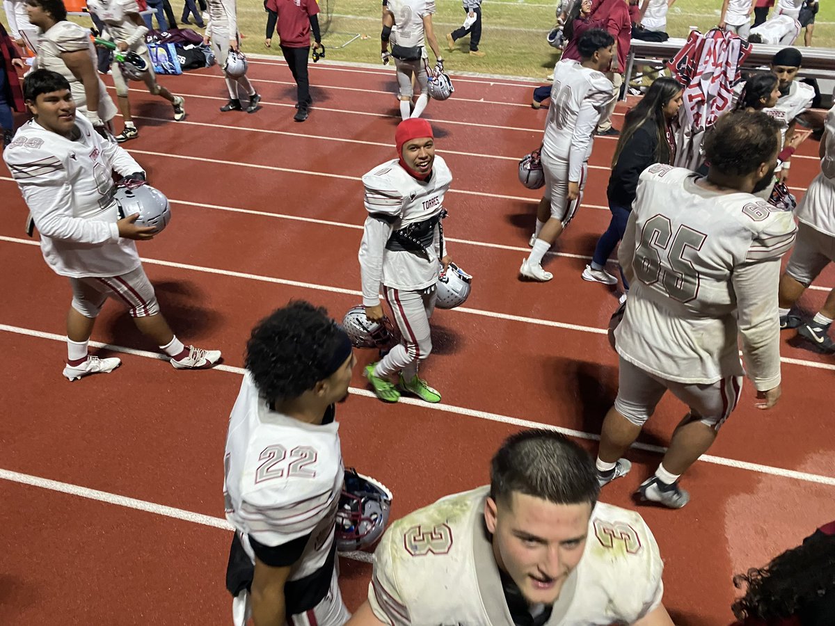 TysonPogue's tweet photo. Championship, here we come! Proud of our nephew Joseph &amp; the Matilda Torres Toros for clinching their spot in next week’s big game with an epic overtime win. 🏈💪 #TorosPride #MaderaStrong #ChampionshipBound 🌟🏆 https://t.co/20YRkQSekk
