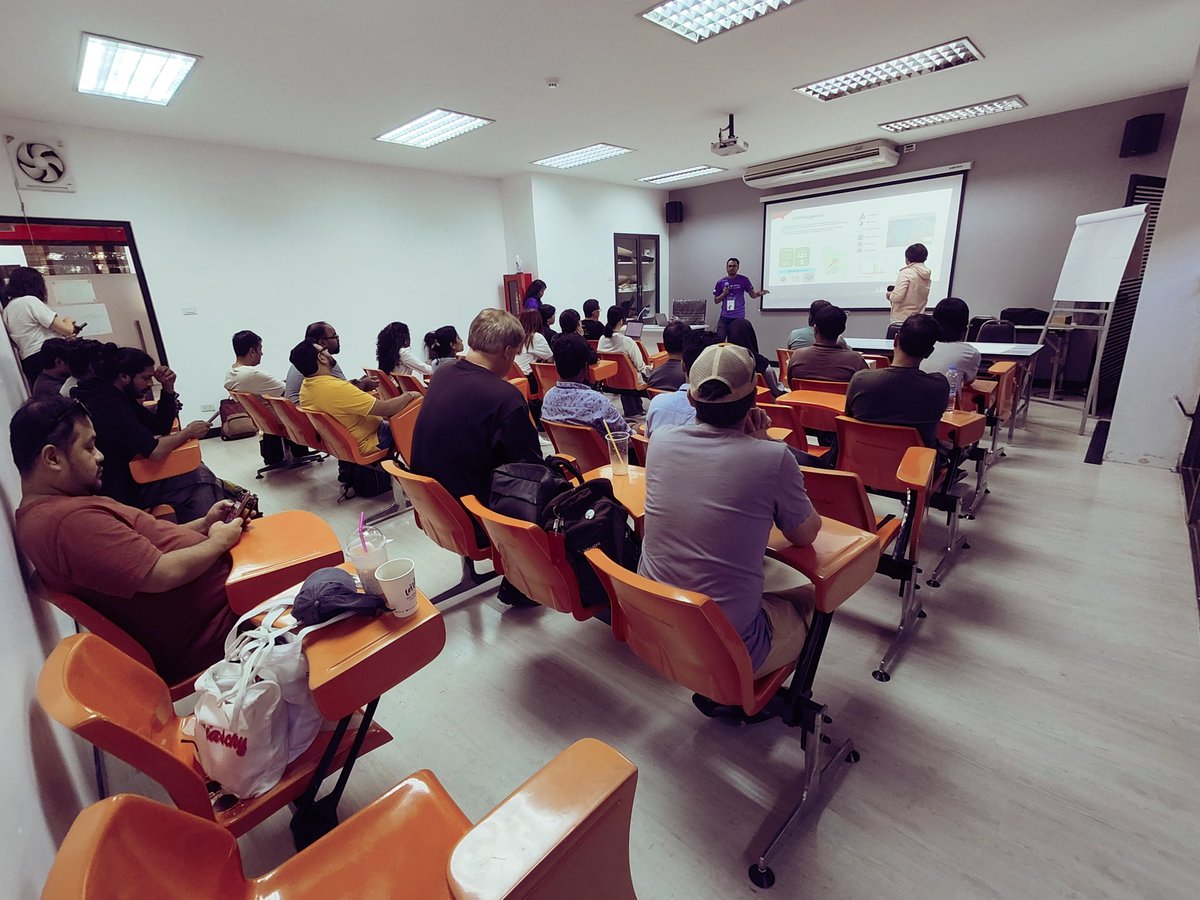 canunen's tweet photo. @sshariar1991 presenting @youthmappers in Bangladesh to a full house at @SotmAsia ๐
@openmapping_ap @hotosm #youthmappers #osm #hotosm #omhap #sotm #sotma #sotma2023 #sotma23 https://t.co/RgZ2yCoxM3