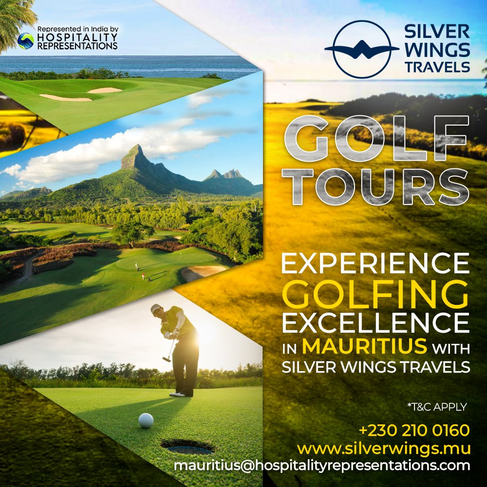 Swing into indulgence with #SilverWingsTravel's luxury #golftours in #Mauritius. ⛳️✈️ #Teeoff in paradise and elevate your golfing experience to a whole new level. Represented in India by #HospitalityRepresentations
mauritius@hospitalityrepresentations.com