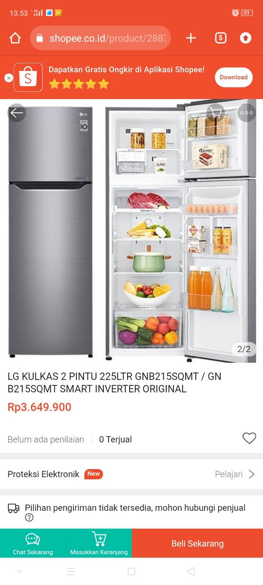 SisdDo68176's tweet photo. Jual kulkas bekas bisa geransi 3 bulan 1,5juta aja yg mau dm atau hubungi 087761650349 butuh cepat https://t.co/ZJtSEkRI5c