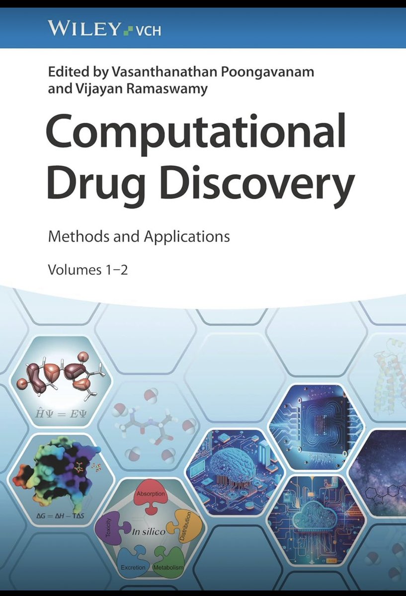 Computational drug discovery book 

#moleculardynamics #qm #NMR #comchem #drugdiscovery #wiley #chemicalspace #QuantumComputing #CloudComputing 

wiley-vch.de/en?option=com_…