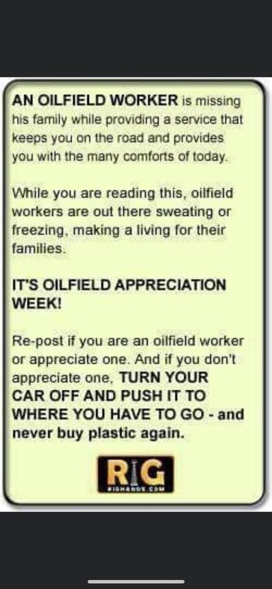 9Coneill's tweet photo. Theres nothing like the oil patch, literally my second family. Love them like brothers https://t.co/EsbpEDJswz