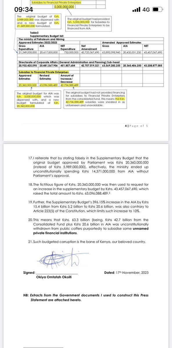 EtalePhilip's tweet photo. Sen. @OkiyaOmtatah has exposed the cartels. And btw, G2G is a deal Government to Government deal and not a Parastatal to Government deal. I say, WANARAMBWA. https://t.co/Qb9Wj4KAHj
