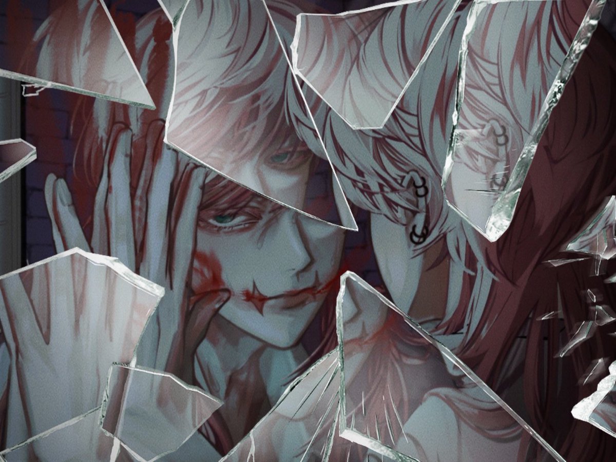 流行りのガラスエフェクト面白い