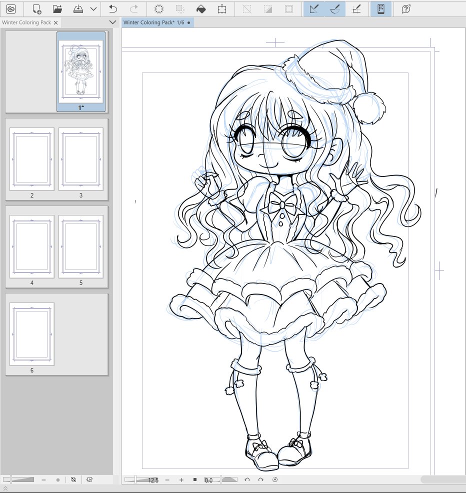 HalfBakedYams's tweet photo. I'm working on a Wintery/ Christmas themed chibi coloring pack!
#yampuff #coloringpage #winter #christmas #holidays #chibis https://t.co/amJ0ElAieK