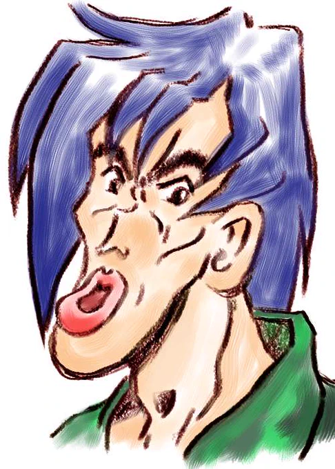 お～懐かしいのが出てきました～～(^^;  その昔、PCで色塗り練習していた頃の鍬道キャラ～!川柳保・小楢徳重・小岩井四季と春夏です。 憶えてくれてる人って居るのかな?  この漫画に出てきた、榎御神木さんの孫娘で登場するはずだったのが榎稲穂です～ @藤見  #鍬道