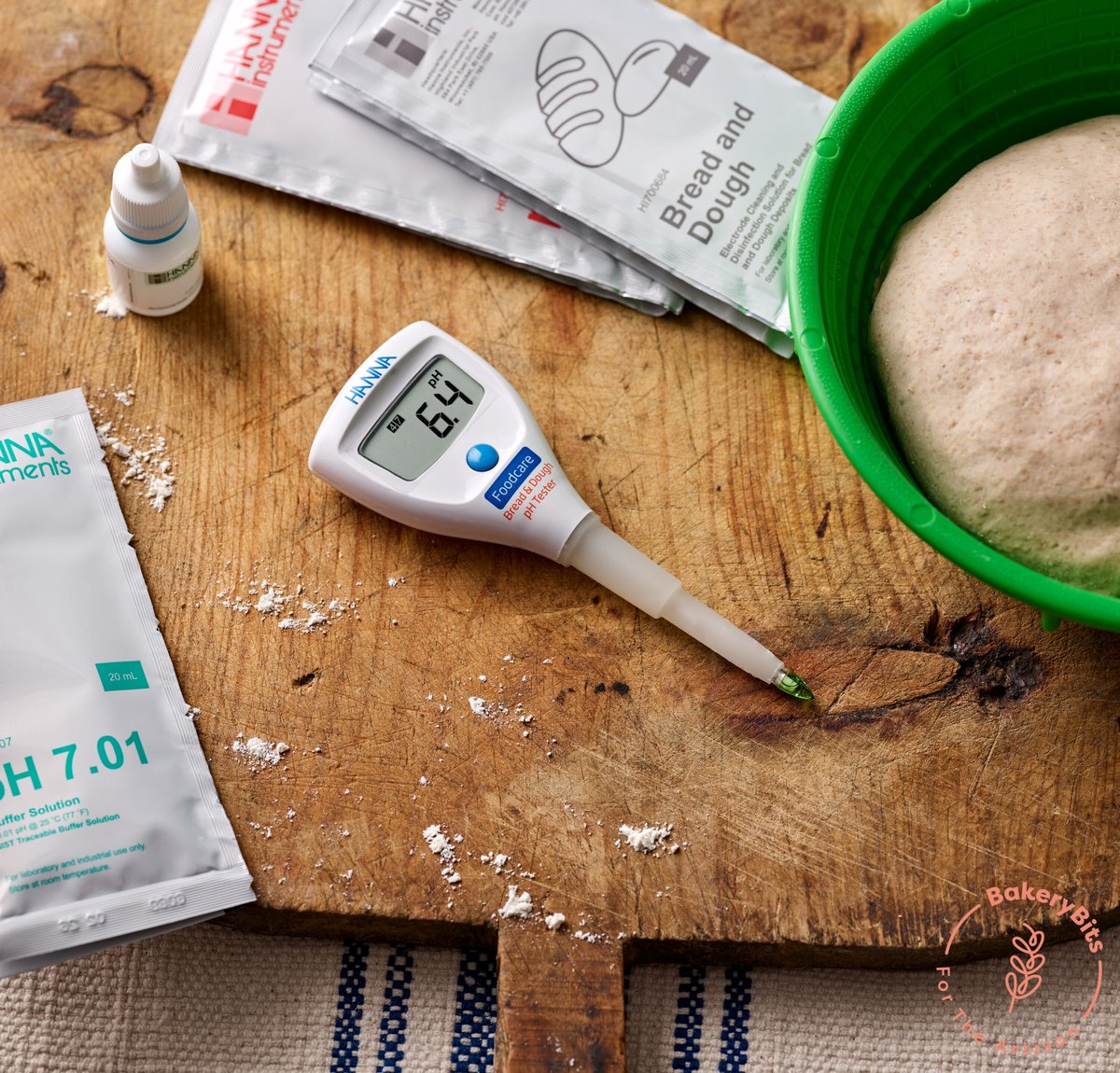 BakeryBits's tweet image. A PH tester designed specifically for testing dough.
If you are doing Bulk Ferments then knowing the PH takes the guesswork out of the equation.

#PHtester
#BakeryBitsLtd
#ArtisanTools