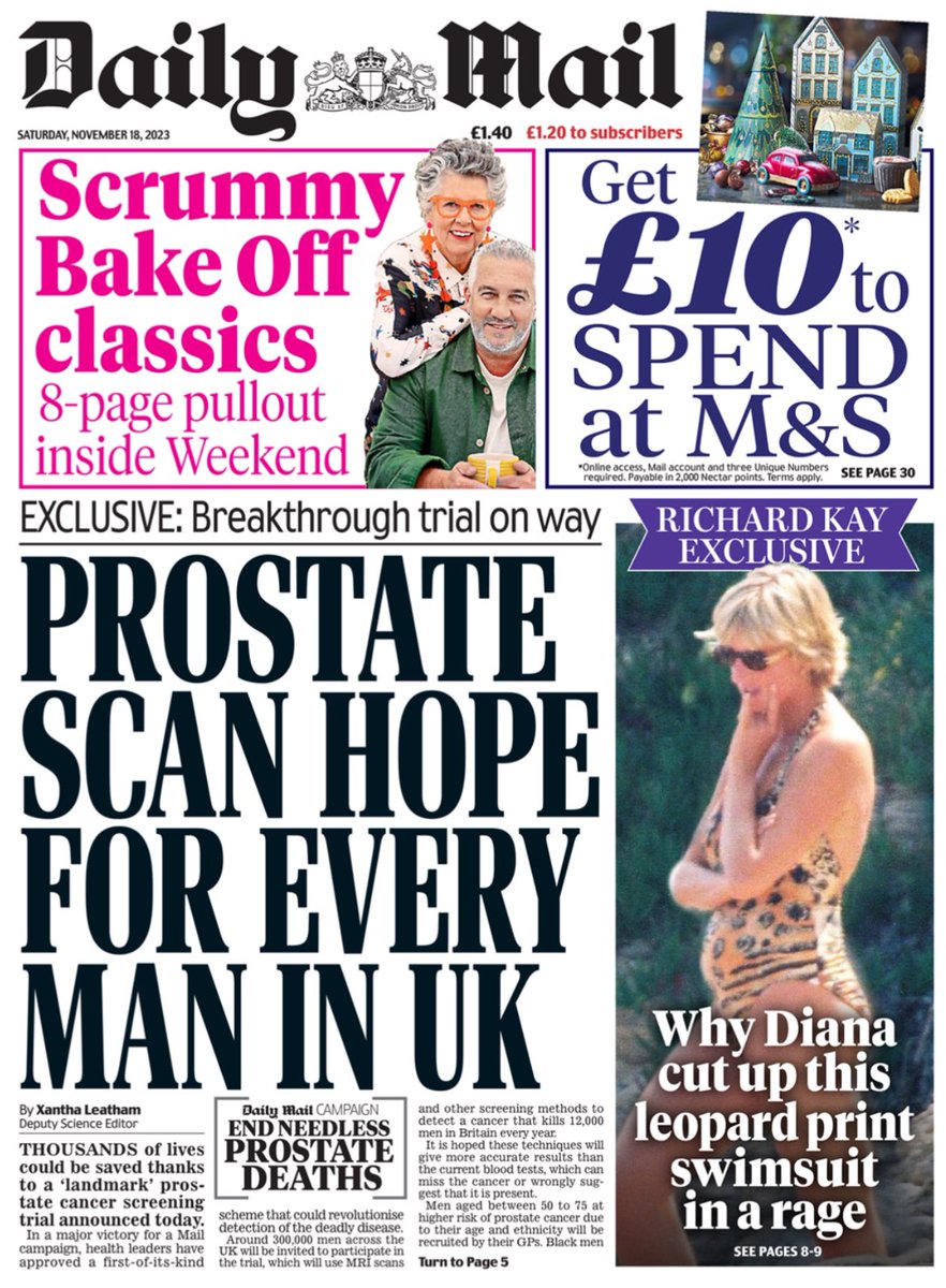 David Eldred-Evans (@eldredevans) on Twitter photo 💥 Thrilled to see the next step of Prostate cancer screening & #Prostagram on the front page
👏 Culmination of years of hard work by <a href="/LondonProstate1/">Hashim U. Ahmed</a> + many many others
🌟Looking forward to the next steps & excited to see what this new trial will find
dailymail.co.uk/news/article-1… 💥 Thrilled to see the next step of Prostate cancer screening & #Prostagram on the front page
👏 Culmination of years of hard work by <a href="/LondonProstate1/">Hashim U. Ahmed</a> + many many others
🌟Looking forward to the next steps & excited to see what this new trial will find
dailymail.co.uk/news/article-1…