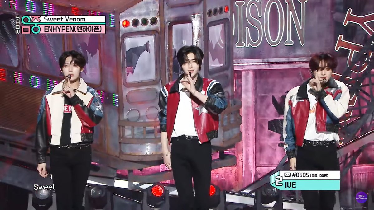 PRODBYENGENE's tweet photo. #ENHYPEN is the First HYBE artist to perform in Show Music Core for the first time in 4 years!

We're extremely proud of you for being the start of a new change, indeed the future of K-pop.

#ENHYPENonMusicCore #ORANGEBLOOD #SweetVenom #ENHYPEN @ENHYPEN_members https://t.co/UT00xKg5so