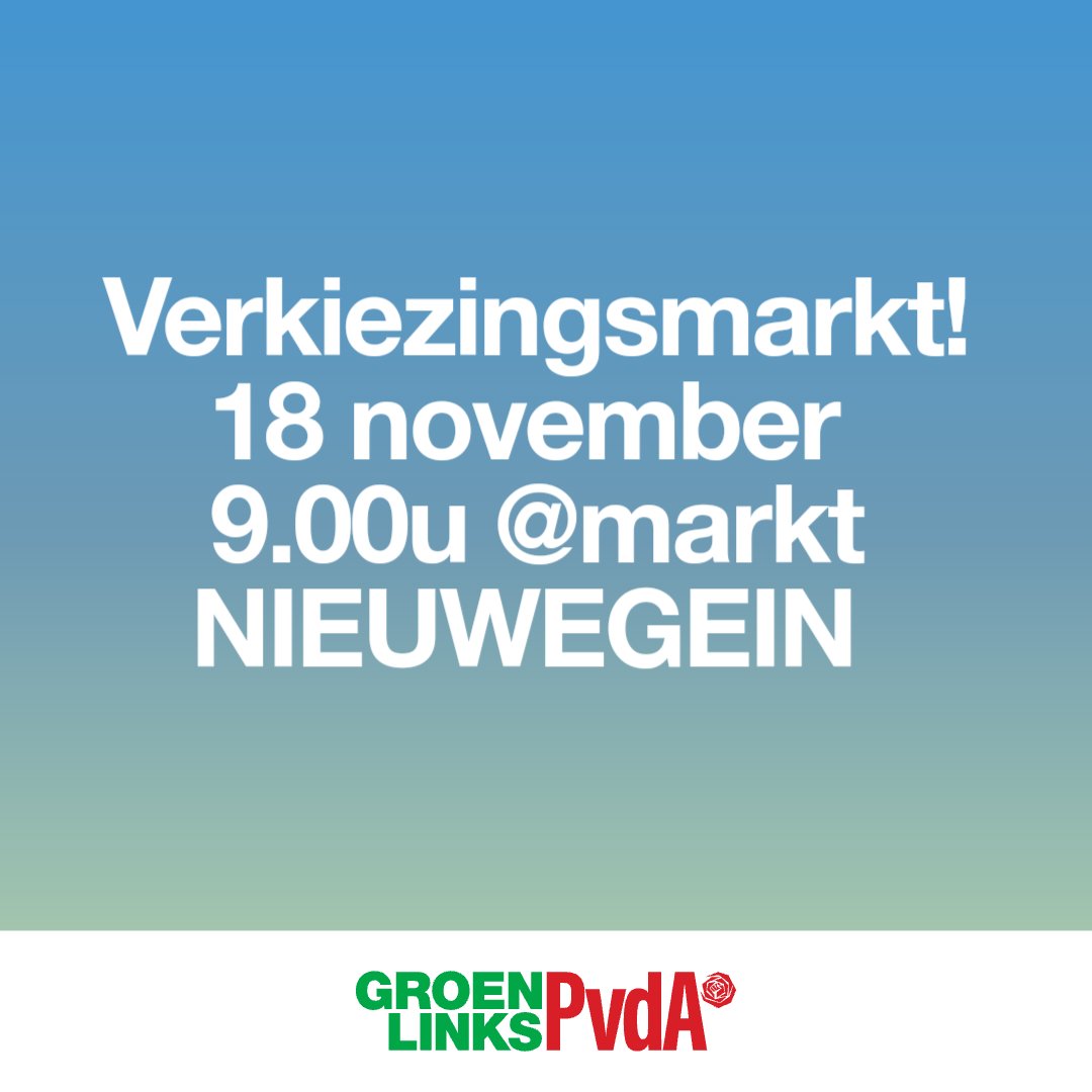 Vandaag staan we op City in #Nieuwegein: kom je langs? #SamenKanHet #TK23