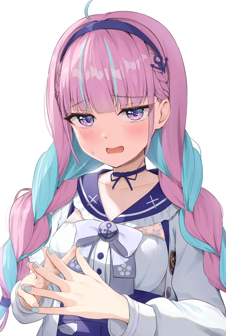 #あくあーともじもじ… 