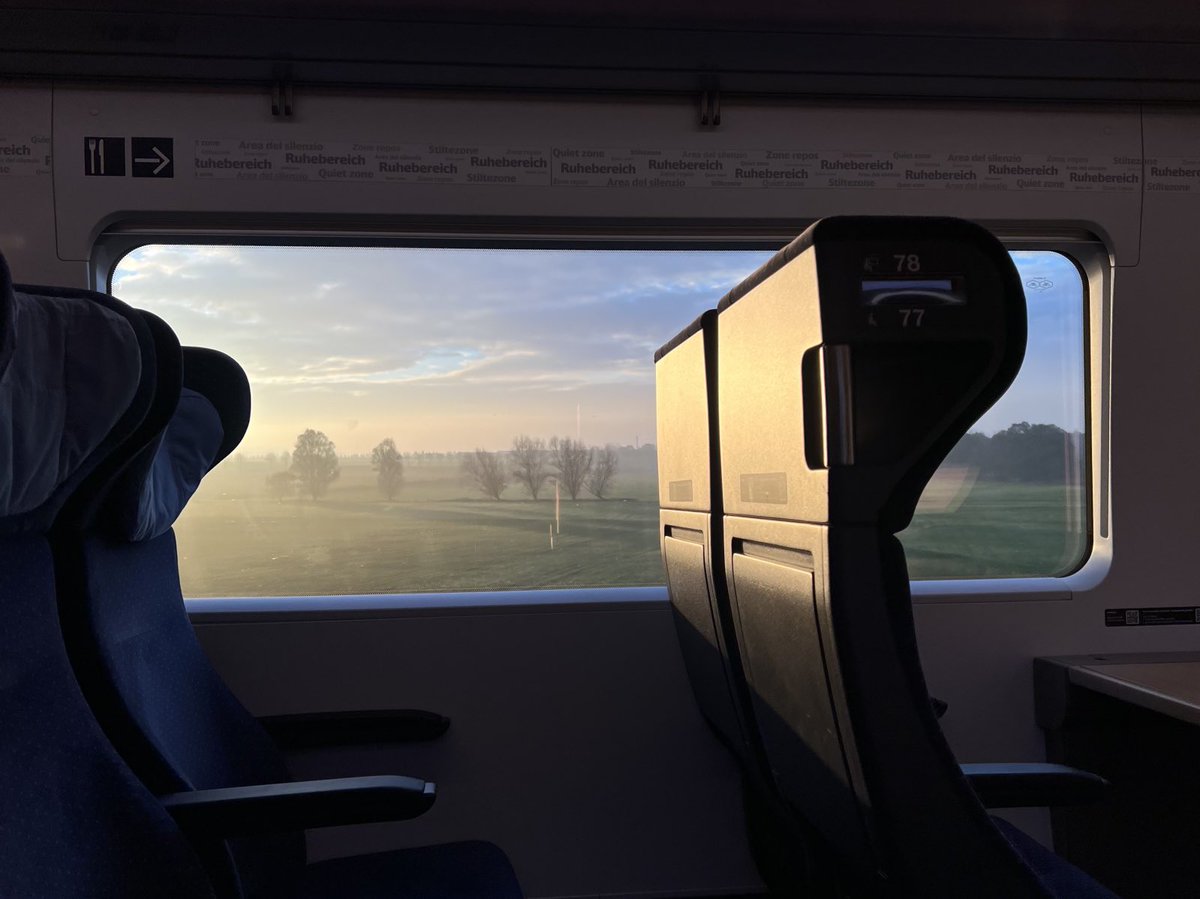 Bahnfahren kann so schön sein. Berlin-Leipzig jetzt. ⁦<a href="/DB_Presse/">Deutsche Bahn AG</a>⁩