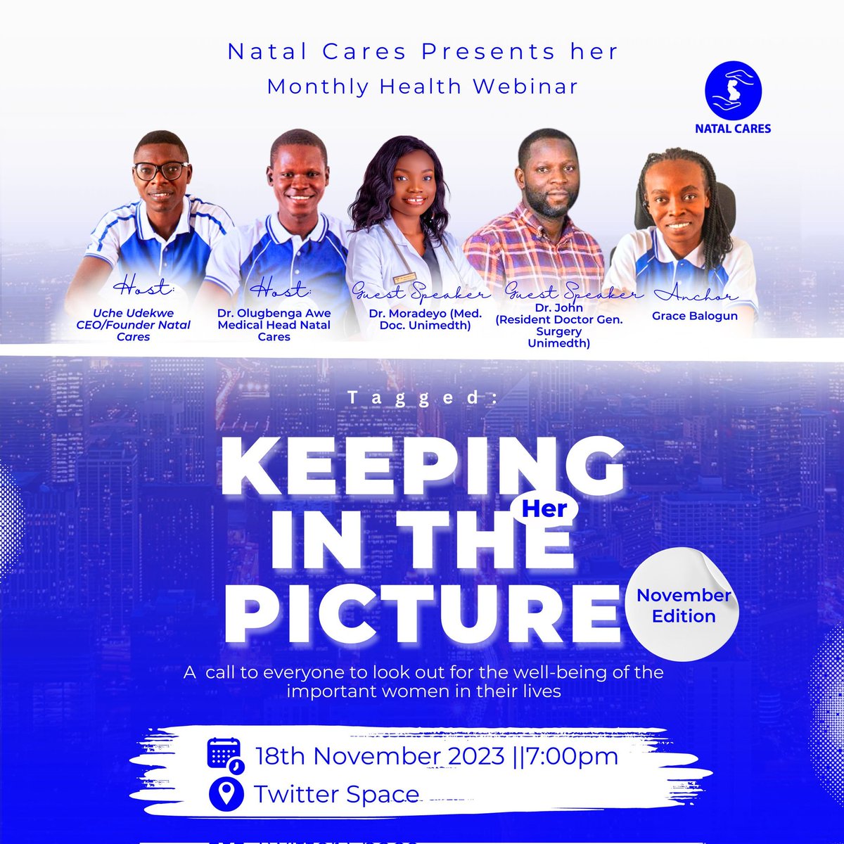 natal_cares's tweet image. Today by 7:00 PM. Don&apos;t miss it!