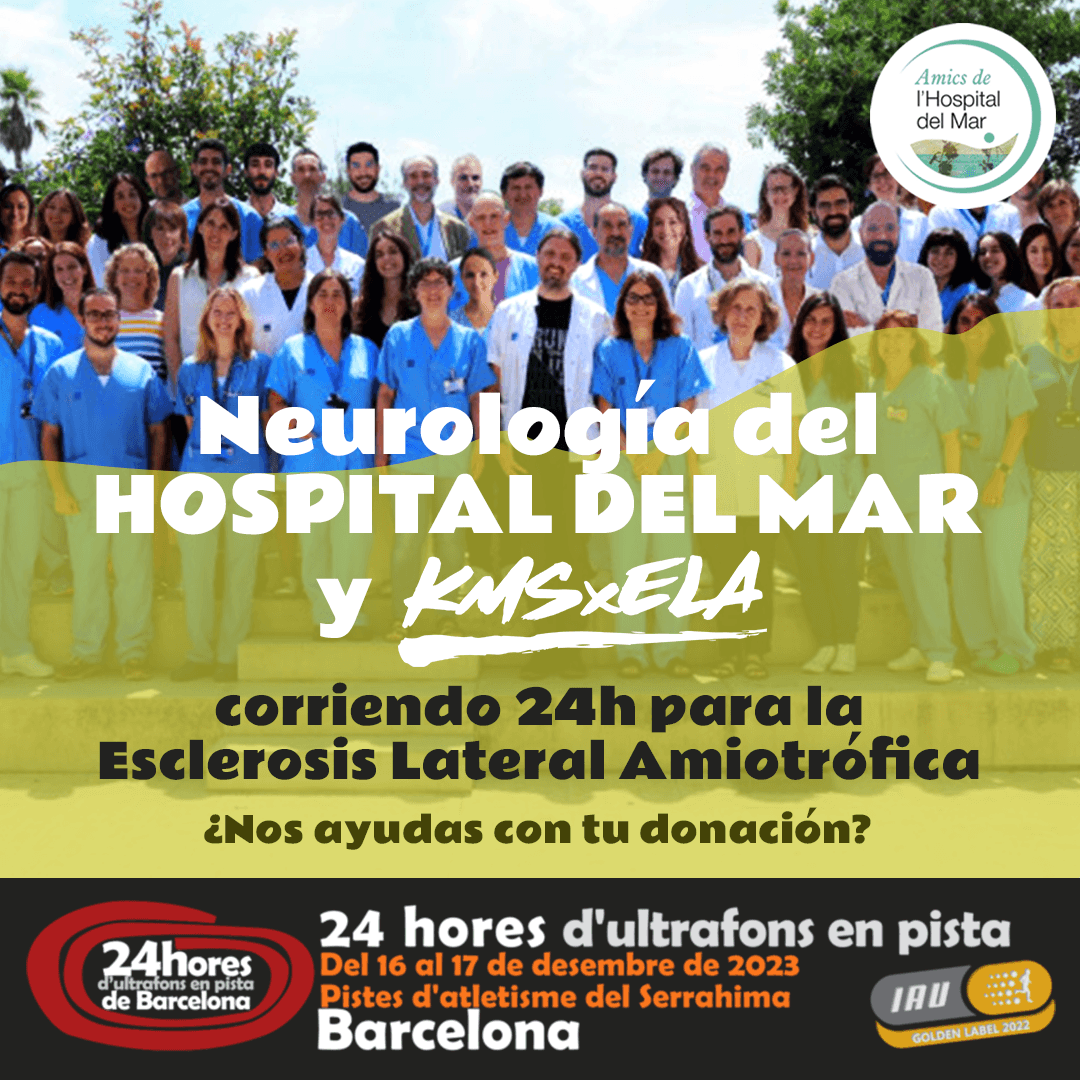 En estas Navidades🎄, no habrá turrón de 🍫, pero si volvemos a casa para sumar muchos #KMSxELA

Hemos decidido unir todas nuestras 💪💪en 2 grandes eventos <a href="/24h_bcn/">24 hores barcelona</a> y <a href="/gilicombo/">Gilicombo 2024</a>

Todo lo recaudado irá para que el equipo de neurología del Hospital de Mar investigué contra la ELA