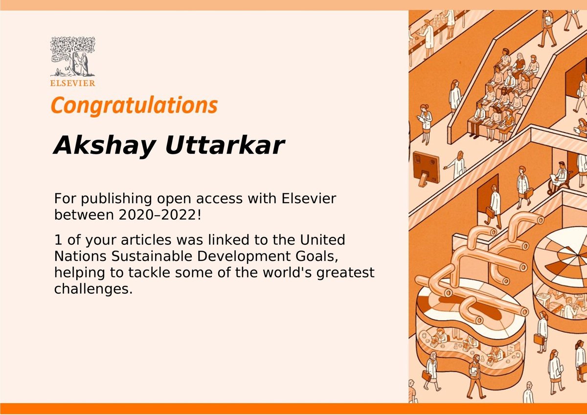 Happy to share these small gestures from #Elsevier that values our research.
#COVID19 #CovidIsNotOver #Researchpaper
#AcademicTwitter
