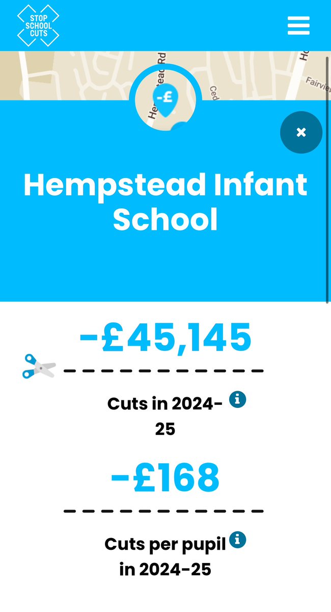 MedwaySchoolCut's tweet photo. Medway schools will be suffering under the @MedwayTories @MrAWJLawrence2 @Medwayjim 

Under @Conservatives @HempInfantSch will see a £45k cut with £168 loss per pupil in 2024. https://t.co/DVDheeHVSN