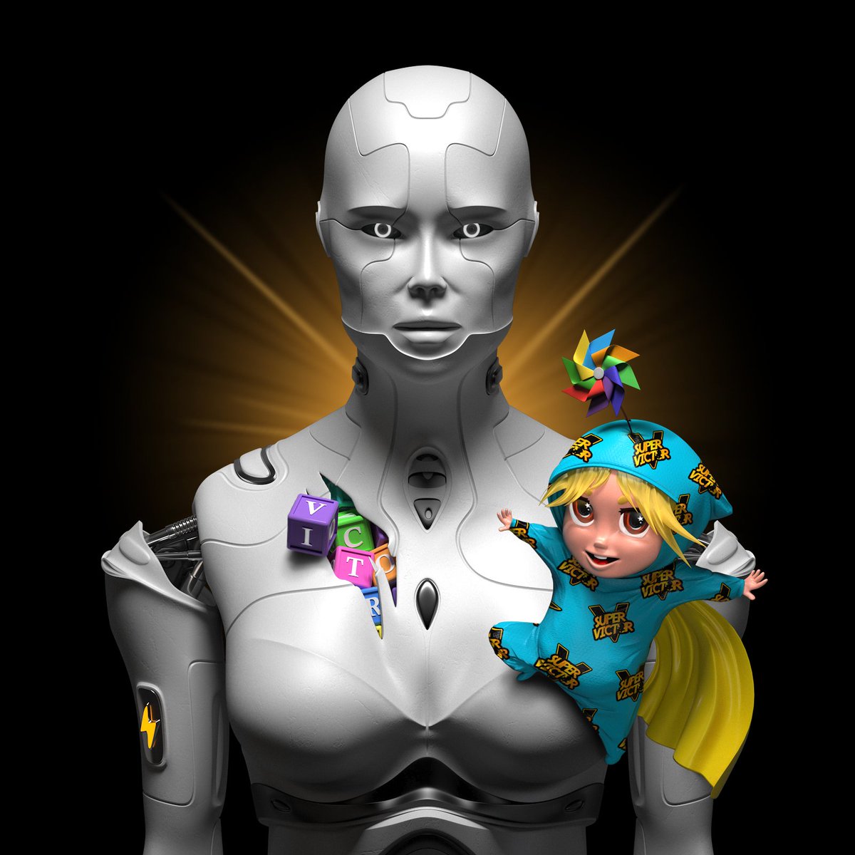 eSynths's tweet photo. #MultiversX #MultiversXNFTs 

GM Legion!

For this week's lottery the 🎲 chose the Synth Guardians Super Victor PJ trait!

All non-listed Guardians with this trait will be entered in a draw for a chance to win 1 of 3 $BRKZ prizes!

🗓️ Friday, November 18th, 5pm UTC in Discord!

Don't have a Guardian yet ? then go check out the secondary market offer 👇 to see which one winks back at you ⚡️

https://t.co/hB0Py4qESK