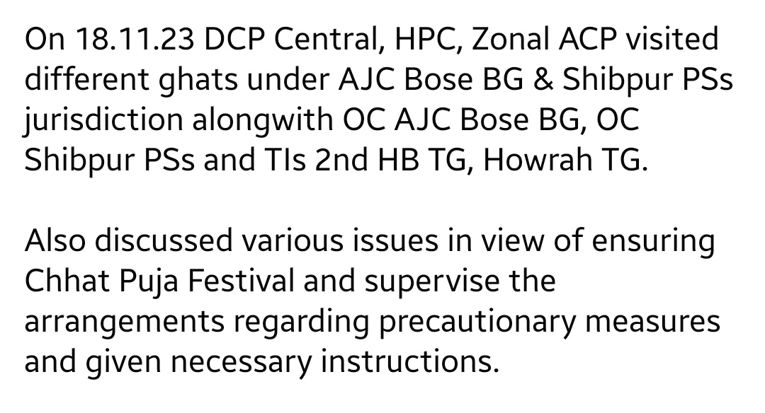 DCP Central Howrah City Police tweet media