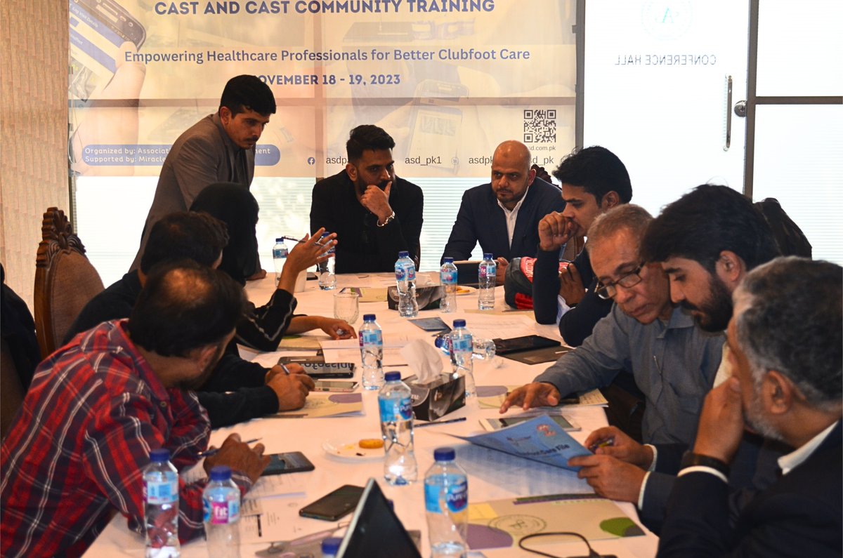 asd_pk1's tweet photo. Cultivating skills at ASD as participants dive into the practical use of the @MiracleFeet CAST app. 📱
Enhancing patient care for clubfoot treatment through innovative digital tools. ✨
#ASDTraining #ClubfootCare #HealthTech https://t.co/WD0OCx7qOB