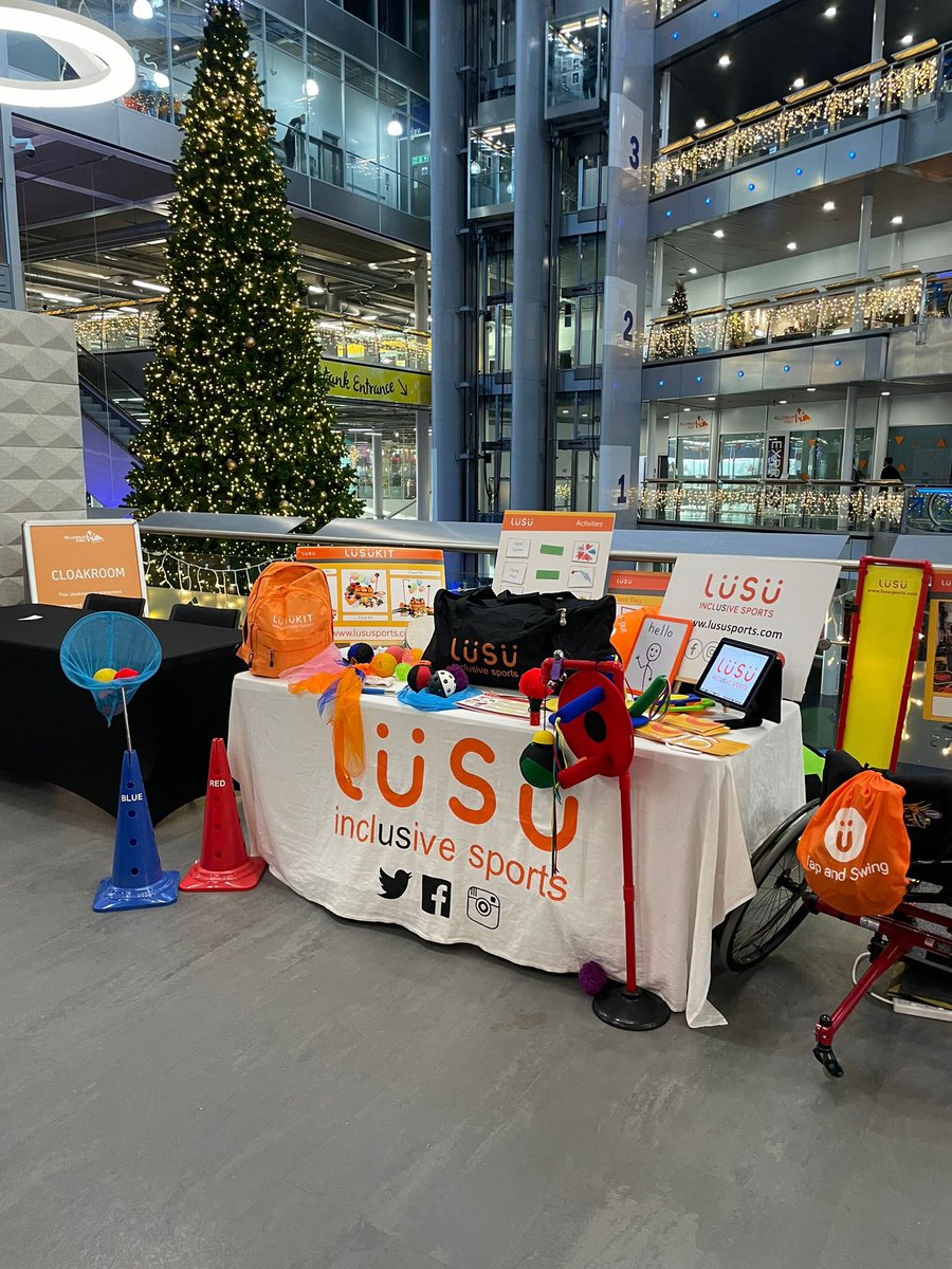 Yesterday Sue &amp; Mel were invited to deliver at The Active Primary School Conference organised by @aspiresportsuk  We really had a fabulous day exhibiting our LÜSÜ Kit &amp; demonstrating how to make their SEN PE lessons fully inclusive. #teachers #inclusive #Disability