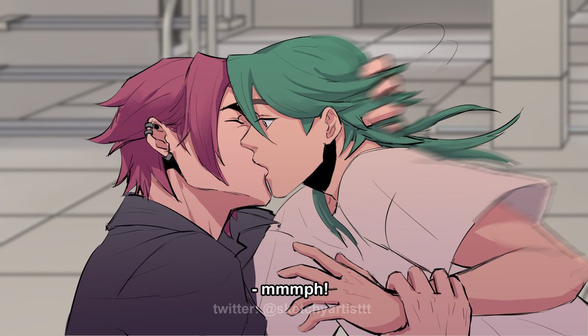 sketchyartisttt's tweet photo. How I imagine their first kiss happened.
#Ezkayn #Kaynez #Heartsteel https://t.co/uPio86kf1x
