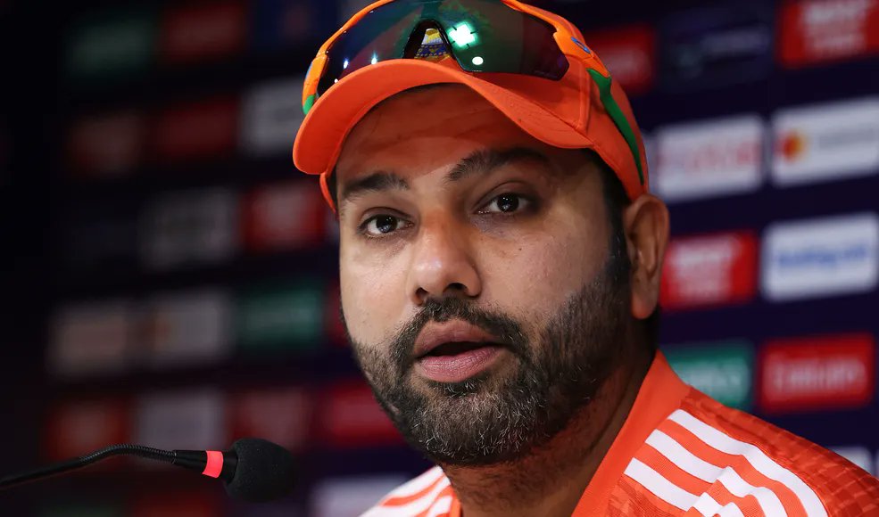 ImTanujSingh's tweet photo. Rohit Sharma said - "I don't believe in aura. As I said, we have to play our best cricket tommorow. I don't believe in what we did in the past 10 games. If we make mistakes tommorow then all our hardwork will be washed off. We have followed the same mantra in this World Cup". https://t.co/myPbIyyeF8