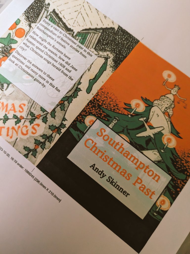 🎄I'm thrilled to announce a new festive booklet featuring stories of Southampton Christmases gone by. It'll cost about the price of a coffee and will make a FANTASTIC stocking filler!  🎁🎅 <a href="/HistoricalSoton/">Historic Southampton</a> <a href="/SouthamptonHid1/">Southampton Hidden History</a> <a href="/VisitSoton/">Visit Southampton</a> <a href="/rod21198/">Rod Andrews</a>