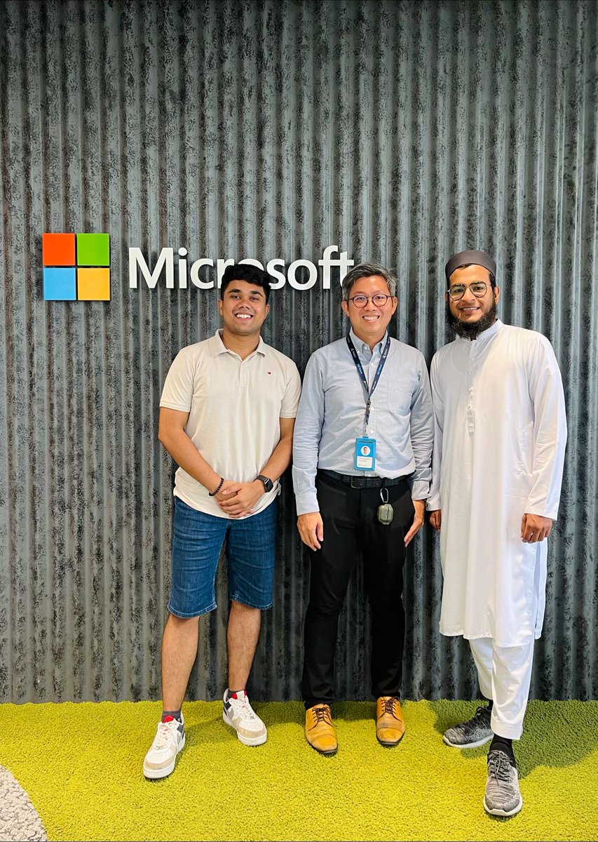 CodeAshing's tweet image. Reflecting on an amazing visit to @Microsoft Bangkok! 🏢 Special thanks to Petchpaitoon Krungwong for the insightful tour. 🙌 Huge shout-out to Raja Ahmed for the connection—your generosity is unmatched! 💎 #MicrosoftBangkok #Gratitude #Connections