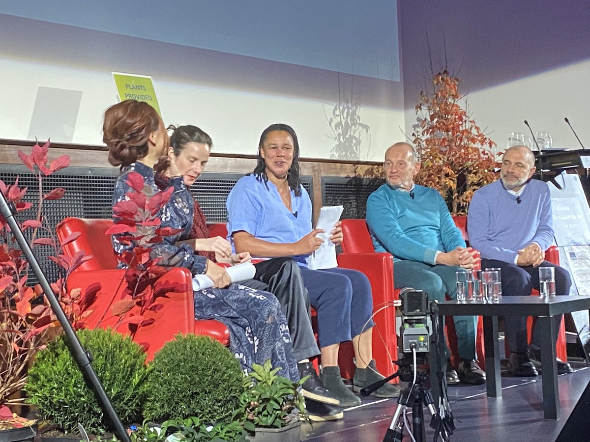 The_SGLD's tweet photo. The first of our panel discussions kicks off at the #SGDConference with @tommasodb, Paul
Gazerwitz, Sophie Walker & Tomoko Kawauchi exploring their inherited and cross-cultural sources of design inspiration, structures, materials and the spatial arrangement of their
designs. https://t.co/LDunqwxfb6