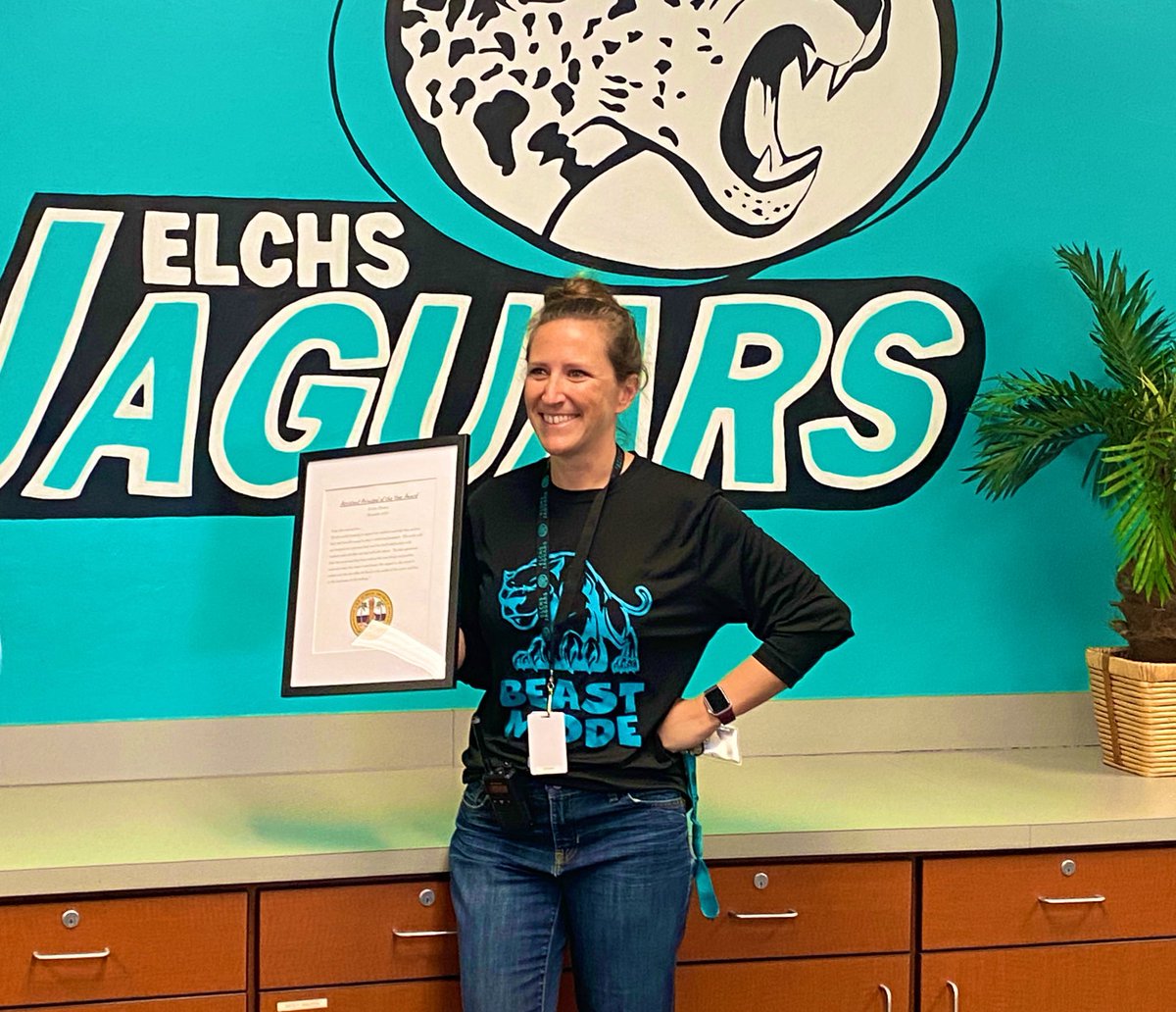 EastLeeCountyHS's tweet photo. 🎉 Huge congratulations to Ms. Stevens, our phenomenal administrator, for earning the well-deserved recognition as Assistant Principal of the Year for the Lee County School District! Your dedication and leadership shine brightly, inspiring us all! 🌟 #APoftheYear https://t.co/xf7tyYQhGO
