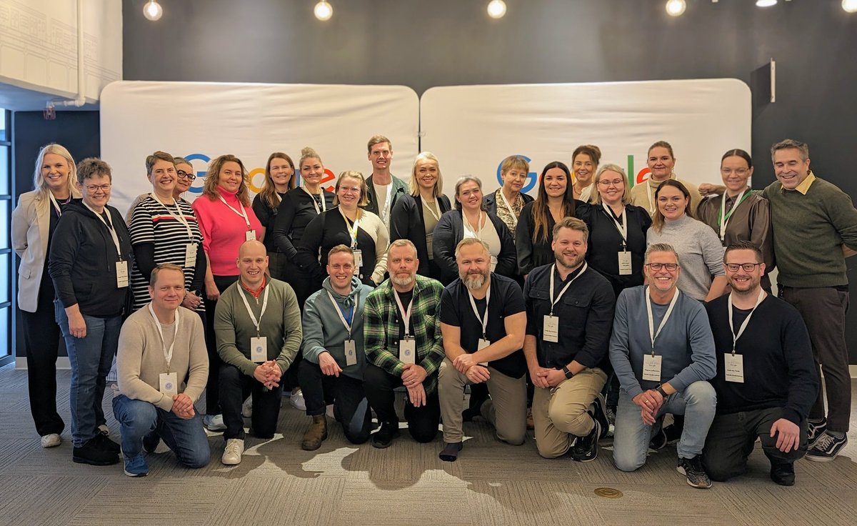 Spent an inspiring day with educators from Iceland at the NY Google office this week, discussing innovation in education and the power of technology to empower students. #GoogleEdu
