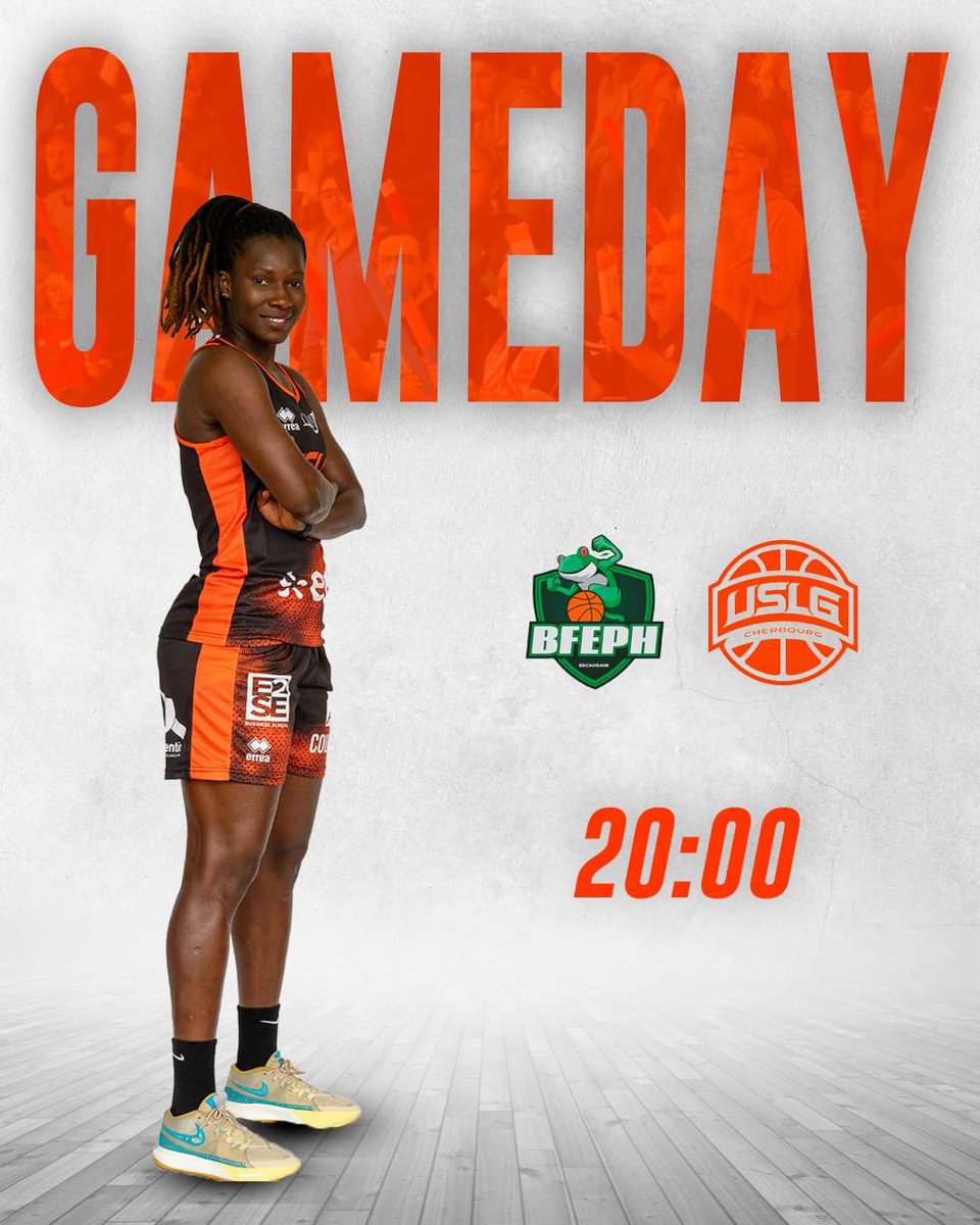 uslgbasket's tweet photo. 𝗝𝗢𝗨𝗥 𝗗𝗘 𝗠𝗔𝗧𝗖𝗛🟠⚫️
Déplacement à Escaudain aujourd'hui pour les joueuses de Johann.
La Nationale 2 de déplace elle dans le calvados pour y affronter Douvres !
#TeamTango🧡🖤 https://t.co/AUdcfVCw2U
