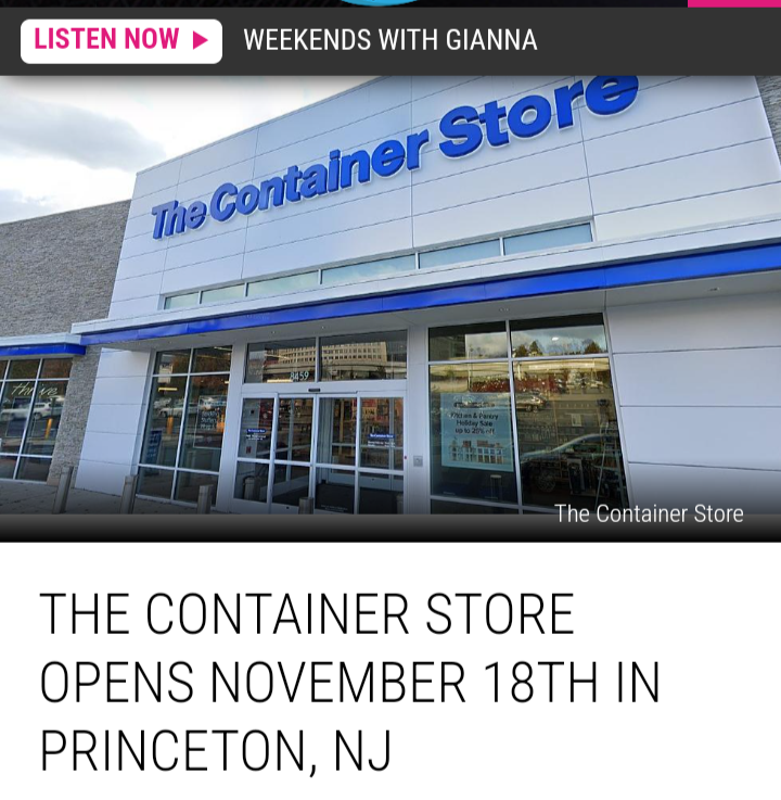 The Container Store Opens November 18th in Princeton, NJ