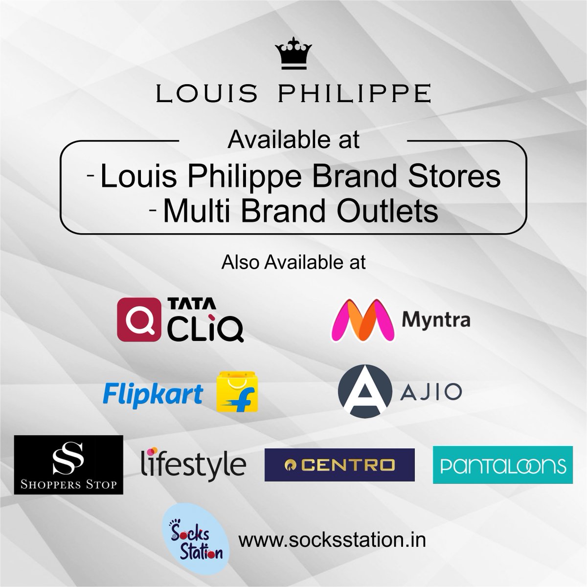 Unveiling elegance in every detail. Louis Philippe's logo embroidered handkerchief - a refined accessory for the modern gentleman. Carry sophistication with you, wherever you go. #SocksStation #Socks #Handkerchief #LouisPhilippe #menswear #mensfashion #style #fashion #classic