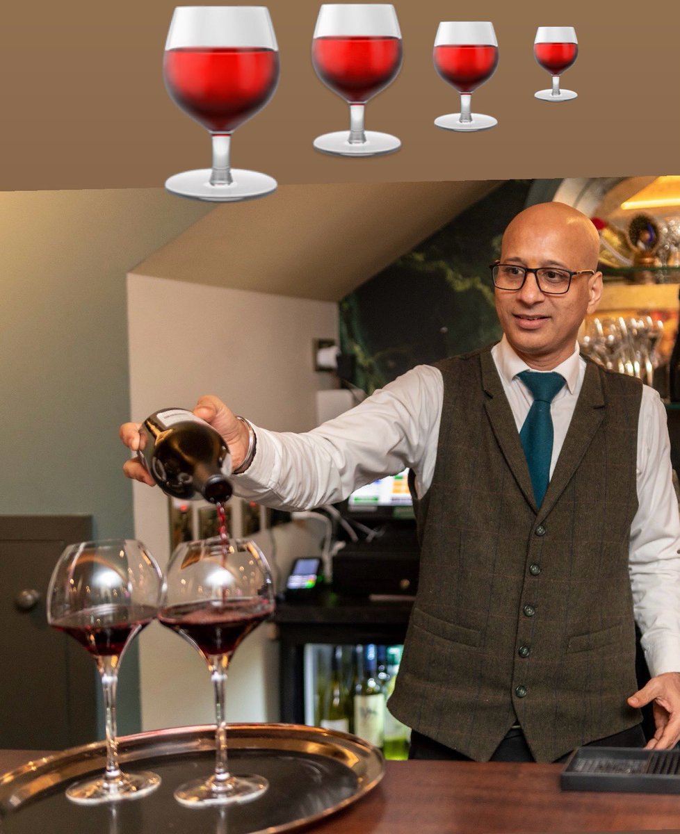 Kailash Bhatti is Ruchii’s front of the house with @WSETglobal level2 certificate 📜.

The tasting menu & matching wines are served by Kailash et al .