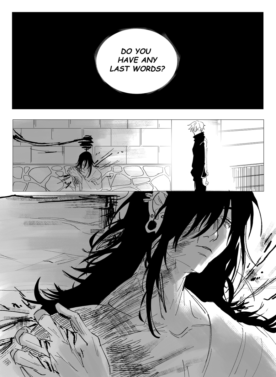 nicsdoodles's tweet photo. (1/5) an au where geto was a little more trusting of gojo at his end and ends up saving mimiko and nanako's lives in the process #satosugu https://t.co/95m3EPiZug