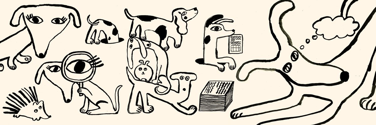 reflecting on some older work, here is some speculative illustration work for a financial help service rebrand that was not used. A series of dogs illustrated a fun view of a dry often worrisome subject.