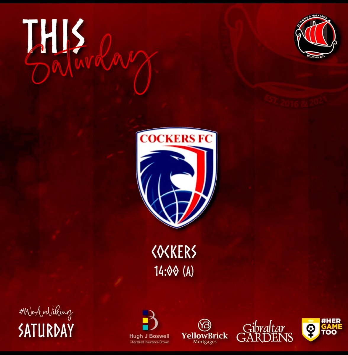 VikingValkyries's tweet photo. ⚪️🔴⚫️Match Day⚫️🔴⚪️
The firsts now host division 1 side @CockersFc in this round of the cup and look to progress into the 3rd round.
⏰ 2pm KO
📌 Sprowston Rec, NR7 8EF
🏆 Ben Smith Memorial Cup
Sponsors:- @ybmortgages @HughJBoswell
#wearevikings #forvalhalla https://t.co/CYXnpVZ3wn