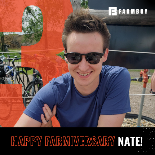 farmboyinc's tweet photo. Happy 3rd Farmiversary, Nate! 30+ websites in and you're still the absolute man when it comes to this stuff. Nate is an asset to our team, so please, be sure to send him some love today. He really does deserve it! https://t.co/Aj3bhEBP4l