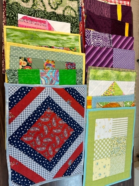MontcoSAAC's tweet photo. Meals on Wheels Ambler recently delivered something a little extra with our meals! These gorgeous placemats were crafted by County Line Quilters and are double-sided, colorful, and made with love. Our beloved consumers were thrilled by the generosity and so were we! https://t.co/YWlfuFawmS