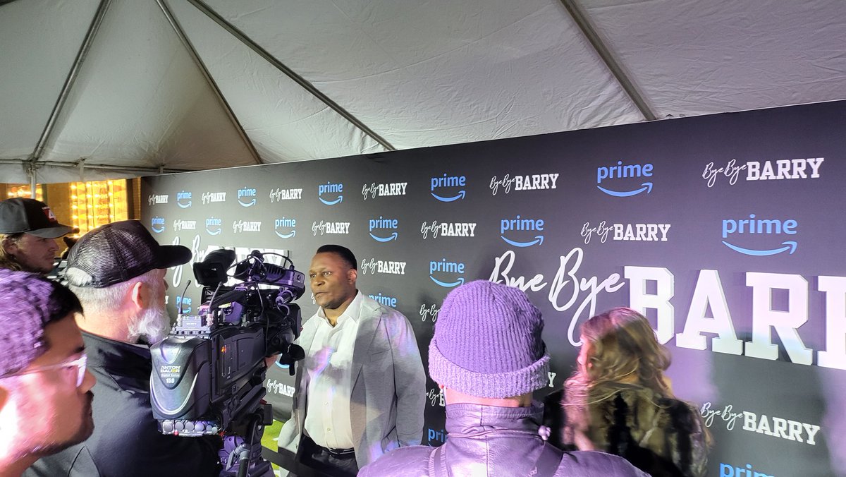 What a night...  #ByeByeBarry is my thank you letter to <a href="/Lions/">Detroit Lions</a> and <a href="/NFL/">NFL</a> fans everywhere.  As a kid I dreamed of being a football player.  I gave my life to this game.  Thanks to @AmazonStudios &amp; <a href="/NFLFilms/">NFL Films</a> for helping me tell this story.  Streaming 11.21.23. only on <a href="/PrimeVideo/">Prime Video</a>