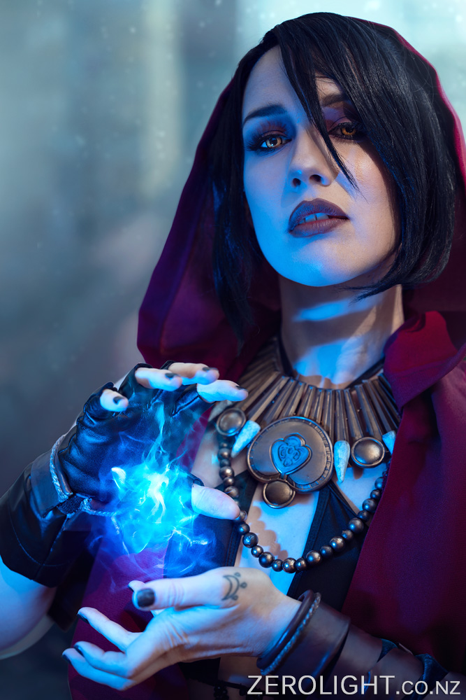 I'm sure it's harmless magic, you'll be fine. Probably.

<a href="/soylentcosplay/">Soylent Cosplay</a> as Morrigan from Dragon Age
