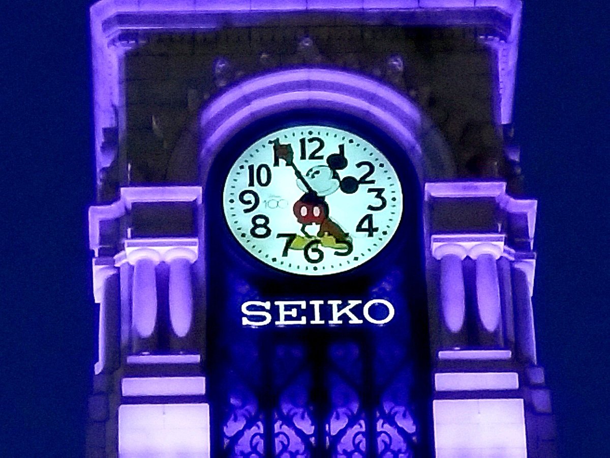 Dan_Android_st's tweet image. 本日で展示最終日の銀座・和光のミッキー時計，
目に焼き付けて来ました👀

#ハッピーバースデーミッキーミニー
#HappyBirthdayMickey #Disney100