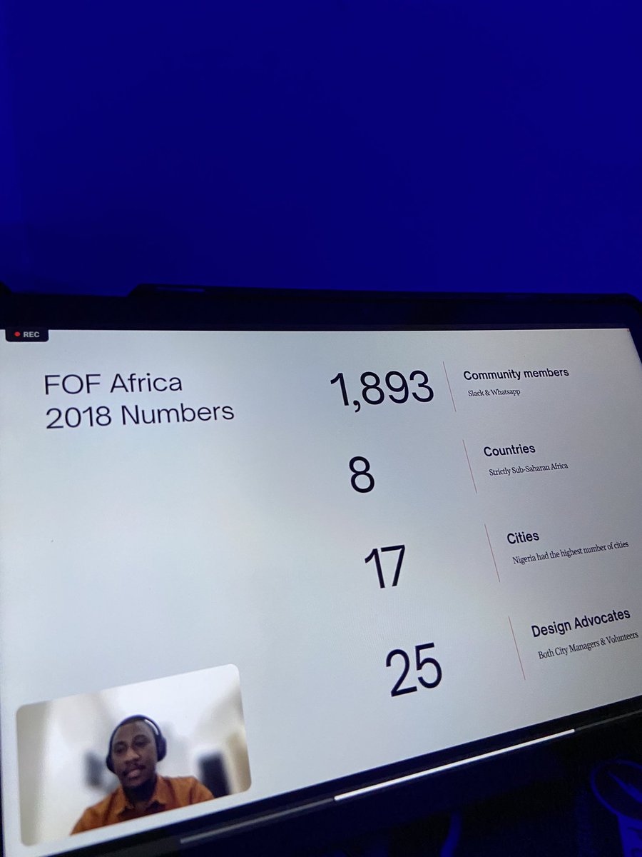 The FOF African Community evolution & growth so far being highlighted with numbers by @namnsoukpanah the keynote speaker 🔥🙌🏾🚀

#fofafricadesignfest23 #fofafrica @fof_africa #friendsoffigma