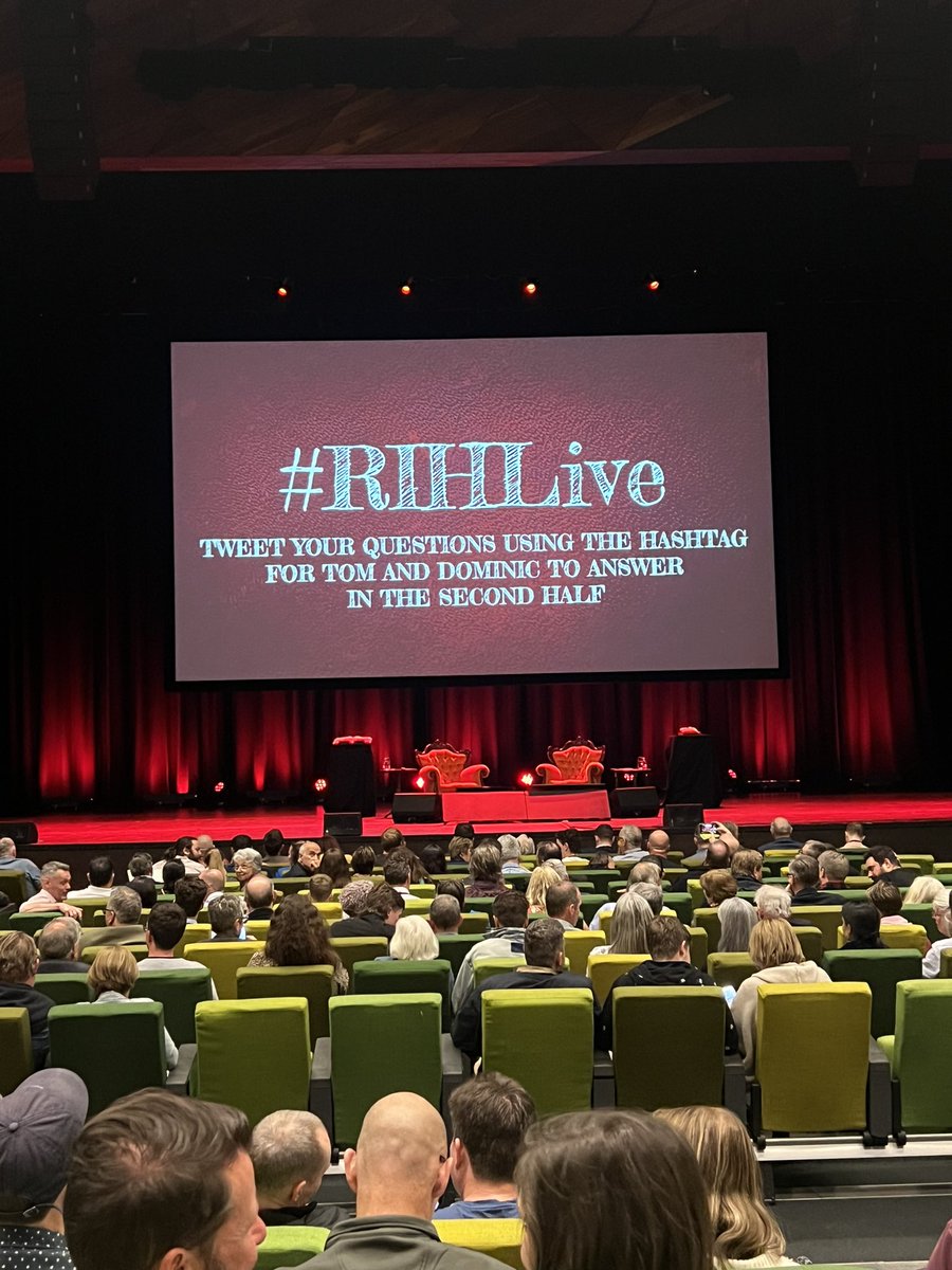 History in the making. 

Can’t wait for @TheRestHistory with @holland_tom and @dcsandbrook 👌 #RIHLive