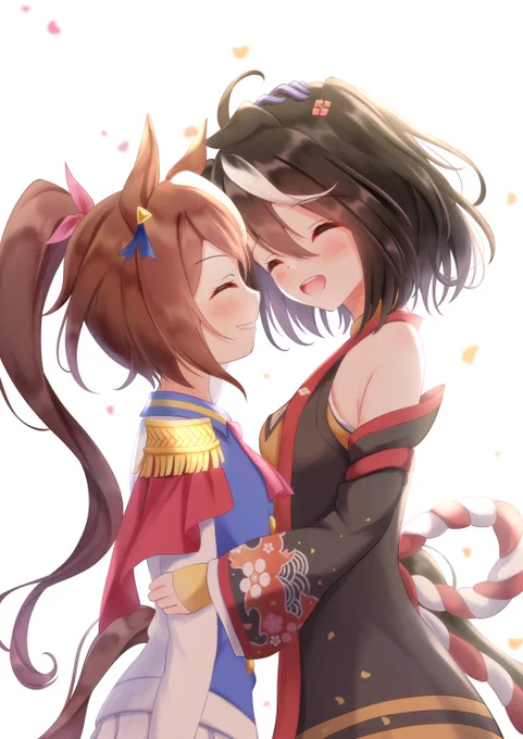 先輩と後輩#ウマ娘 #トウカイテイオー #キタサンブラック 