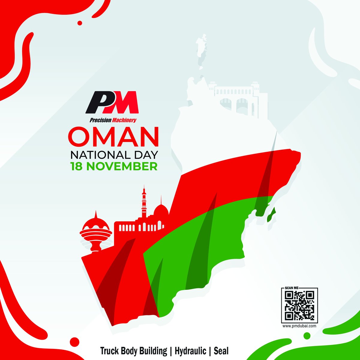 Happy National Day, Oman! Precision Machinery (PM) UAE extends heartfelt wishes on this joyous occasion. May the spirit of unity and pride continue to shine brightly in the Sultanate
contact number : +971 556036959
#omannationalday #oman #pmtruck #truckbodybuilder #hydraulicpump