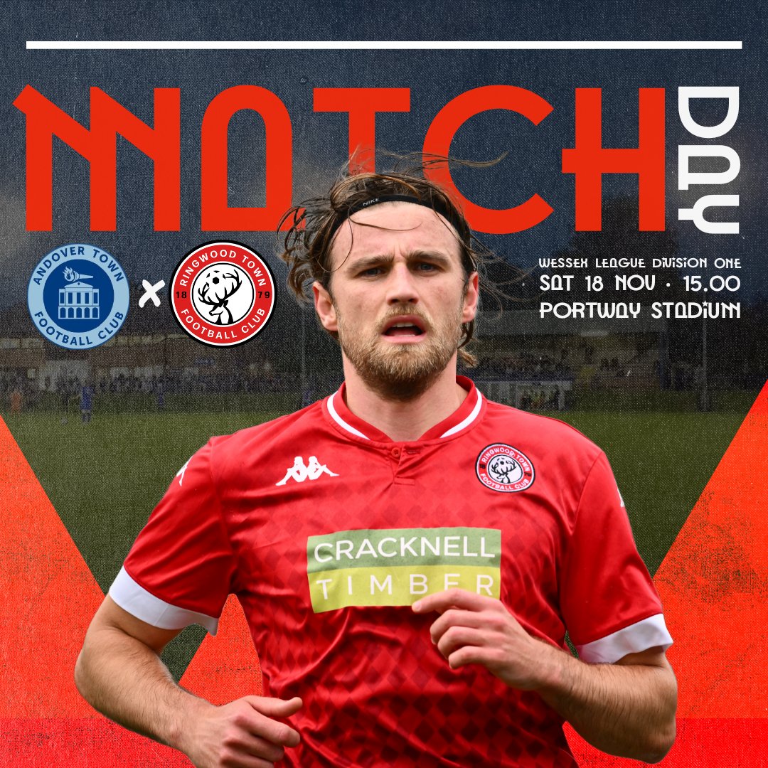 MATCHDAY 🔴

➡️ Today we travel to the Portway Stadium to take on <a href="/Andovertownfc/">Andover Town FC</a> in the <a href="/WessexLeague/">Velocity Wessex League</a>.