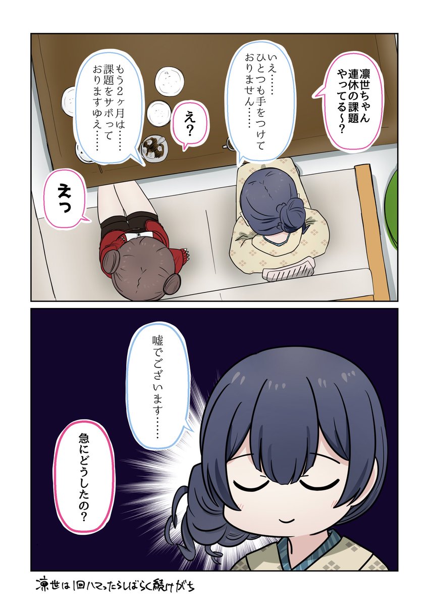 シャニマス2コマ漫画